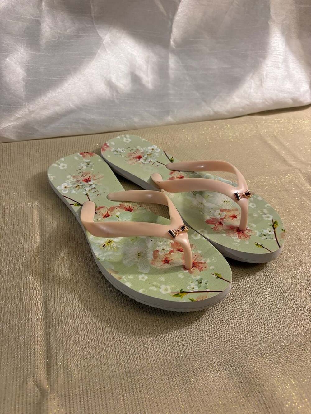 Ted Baker Aalo Oriental Blossom Flip Flop Sandals